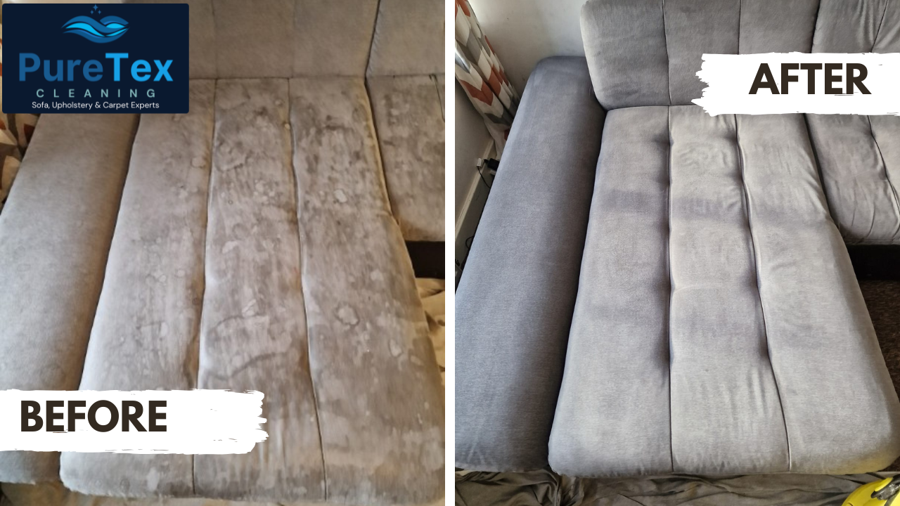 Upholstery Cleaning Results PureTex